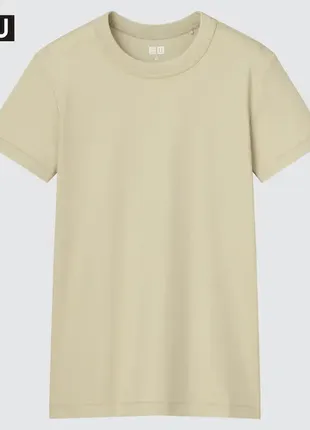Качественная базовая футболка uniqlo, серия u