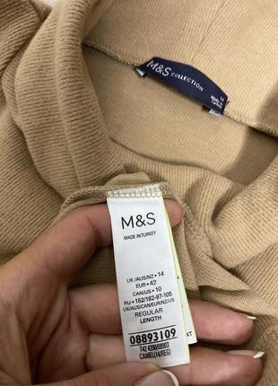 Платье миди платье в мелкий рубчик из плотного трикотажа marks &amp; spencer, xl4 фото