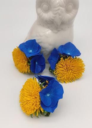 Заколочки и резиночки с одуванчиками bee_handyman для первых хвостиков