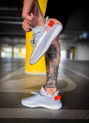 👟 кроссовки adidas yeezy boost 350 tail light / наложка bs👟4 фото