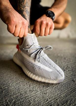 👟 кроссовки adidas yeezy boost 350 tail light / наложка bs👟6 фото