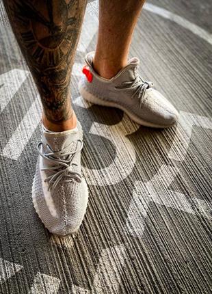 👟 кроссовки adidas yeezy boost 350 tail light / наложка bs👟8 фото