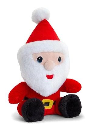 М'яка іграшка keel toys eco christmas санта 14 см (sx6394/3)