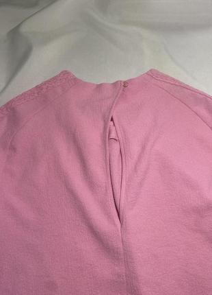 Розева блуза, рожевий топ, рожева футболка5 фото