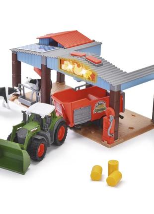 Ігровий набір dickie toys ферма з трактором фендт (3735003)