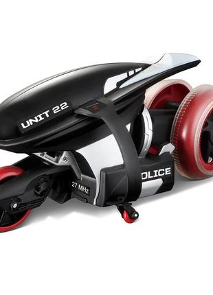 Іграшковий мотоцикл на р/к cyclone 360 (82066 black)1 фото