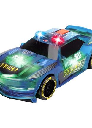 Машинка dickie toys спалахи світла поліція із ефектами 20 см (3763001)