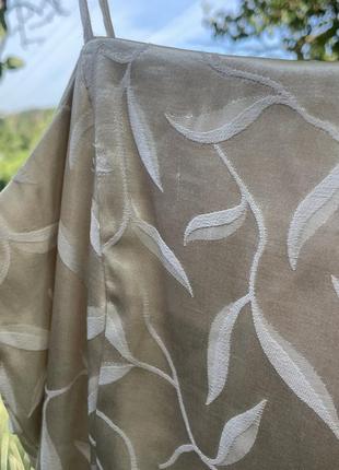 Винтажное платье в бельевом стиле сарафан винтаж ретро цветочный принт3 фото