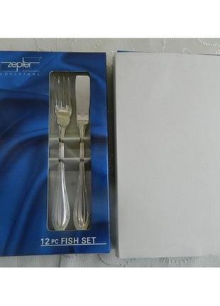 Набір столових приборів для риби zepter 12 pc fish3 фото