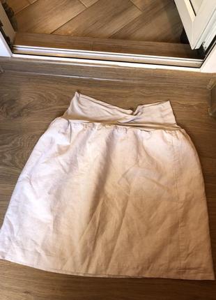 Льняная юбка размер l