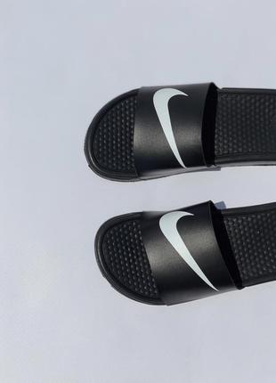 Шльопанці slippers nike dot black2 фото