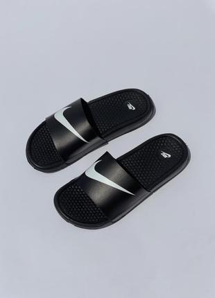 Шльопанці slippers nike dot black3 фото