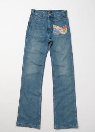 Polo ralph lauren high-rise flared jeans женские джинсы2 фото
