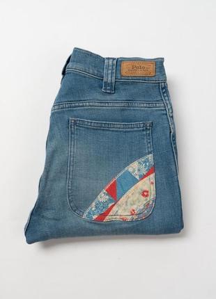 Polo ralph lauren high-rise flared jeans женские джинсы
