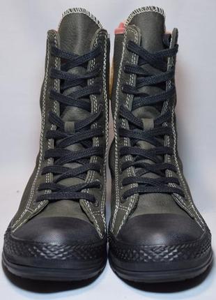 Черевики converse chuck taylor outsider hi leather жіночі високі кеди оригінал 38р/24.7 см3 фото