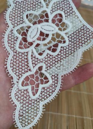 Кружевной воротничок двойной
