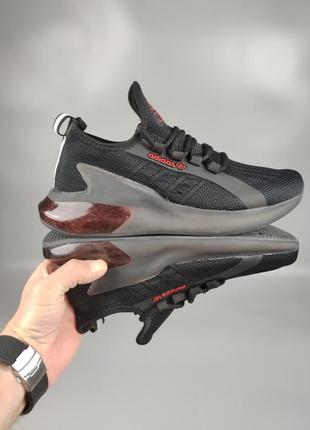 Чоловічі чорні кросівки adidas3 фото