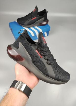 Чоловічі чорні кросівки adidas1 фото