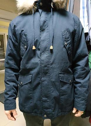Мужская демисезонная парка аляска harvey&amp;jones.