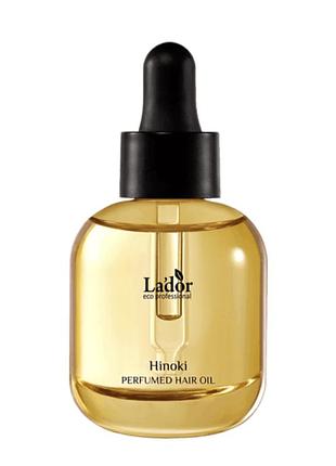 Парфюмированное масло от ломкости и пушистости lador perfumed hair oil hinoki 30 мл