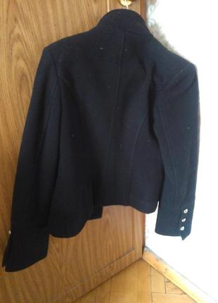 10-12 изысканное приталенное полу пальто пиджак короткое пальто с пуговицами3 фото