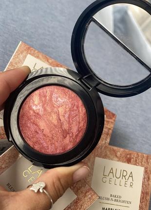 Рум'яна laura geller baked blush-n-brighten marbleized blush. оригінал