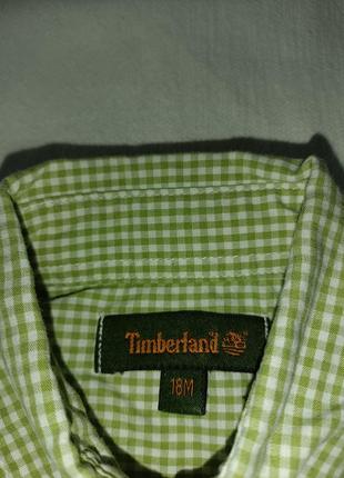 Оригінальна сорочка на маленького модника від timberland3 фото