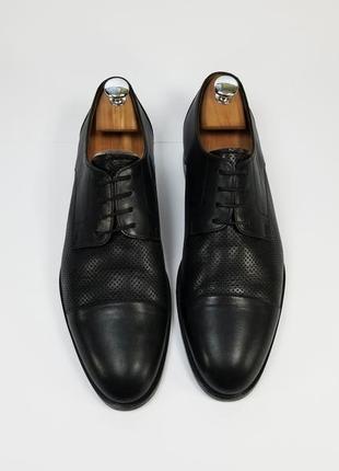 Il passo handmade made in romania туфлі шкіряні класичні чорного кольору3 фото