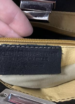 Брендовая кожаная сумка borse in pelle