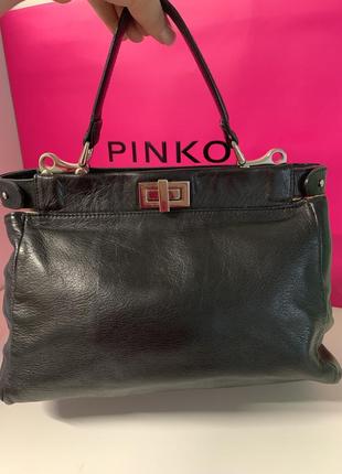 Брендовая кожаная сумка borse in pelle