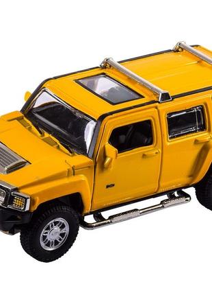 Автомодель автопром hummer h3 жовта (68321/68321-1)