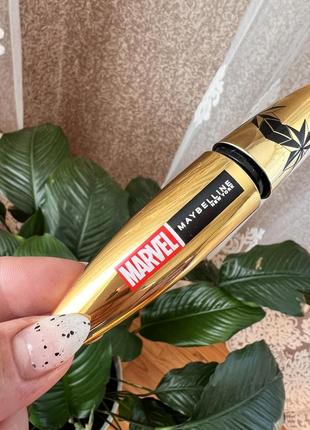 Туш для вій maybelline new york marvel the colossal black2 фото