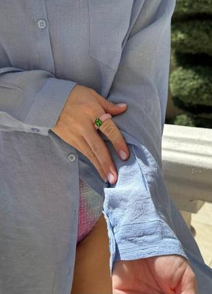 Жіноча стильна легка пляжна туніка сорочка рубашка4 фото