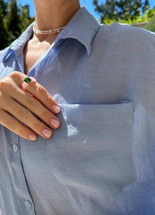 Жіноча стильна легка пляжна туніка сорочка рубашка8 фото