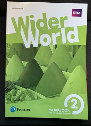 Зошит wider world 2 workbook with extra online homework pack