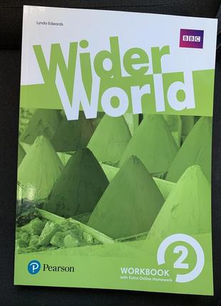 Зошит wider world 2 workbook with extra online homework pack3 фото