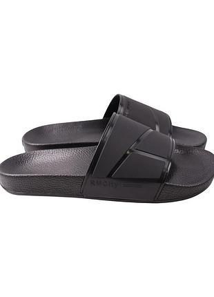 Шльопанці чоловічі konors чорні резинові, 45