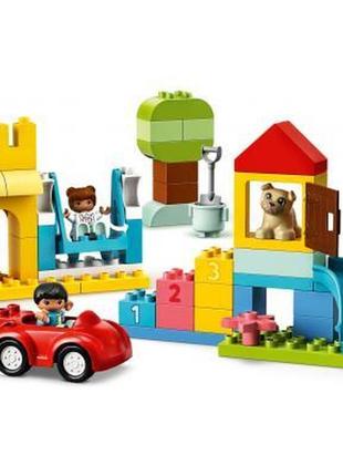 Конструктор lego duplo classic велика коробка з кубиками 85 деталей (10914)3 фото