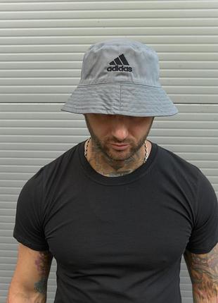 Панама adidas серая