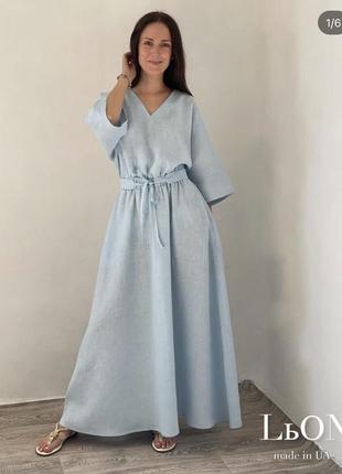 Платье натуральный лён