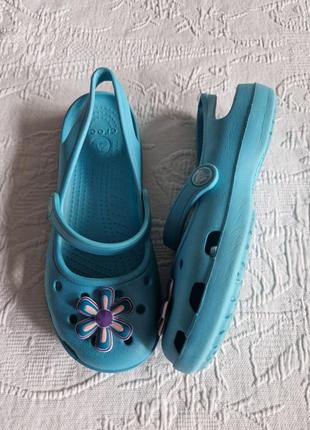 Дитячі для дівчинки оригінальні крокси сабо босоніжки crocs2 фото