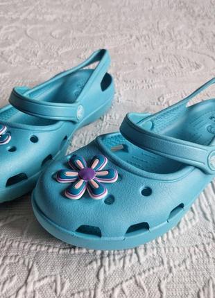 Дитячі для дівчинки оригінальні крокси сабо босоніжки crocs4 фото