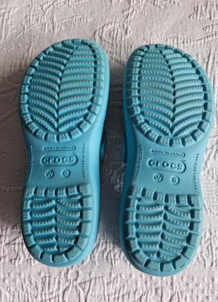 Дитячі для дівчинки оригінальні крокси сабо босоніжки crocs8 фото