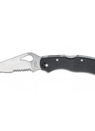 Нож spyderco byrd harrier 2 serrated (by01gps2)