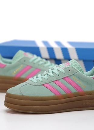 Adidas gazelle bold женские кроссовки