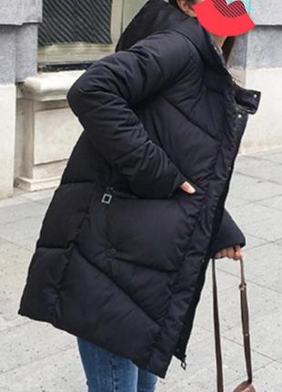 Куртка зимняя зимова зима парка пуховик холлофайбер теплая модная тренд 20203 фото