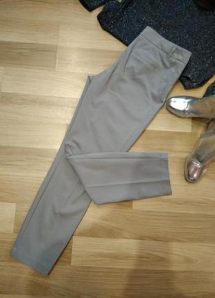Супер стильные брюки серые, без дефектов крутая модель.6 фото