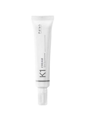 Крем для лица с глутатионом и комплексом витаминов к1 usolab palab k1 cream with glutathione, 40 ml