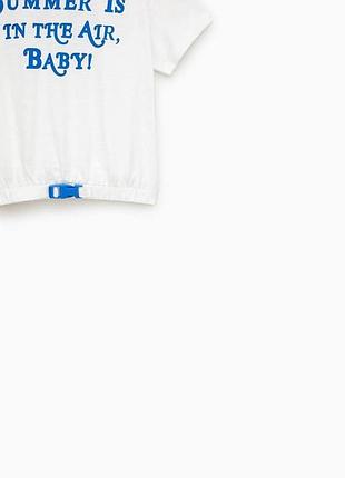 Стильна футболка на дівчинку 116 см zara