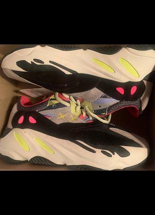 Кроссовки adidas yeezy boost 700 black grey pink адедас зе изы 7001 фото